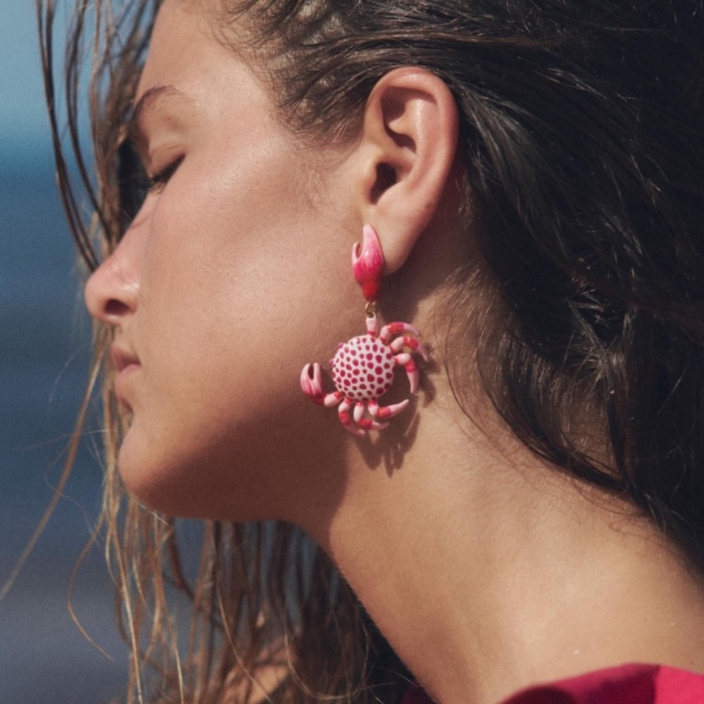 Zara crab earrings